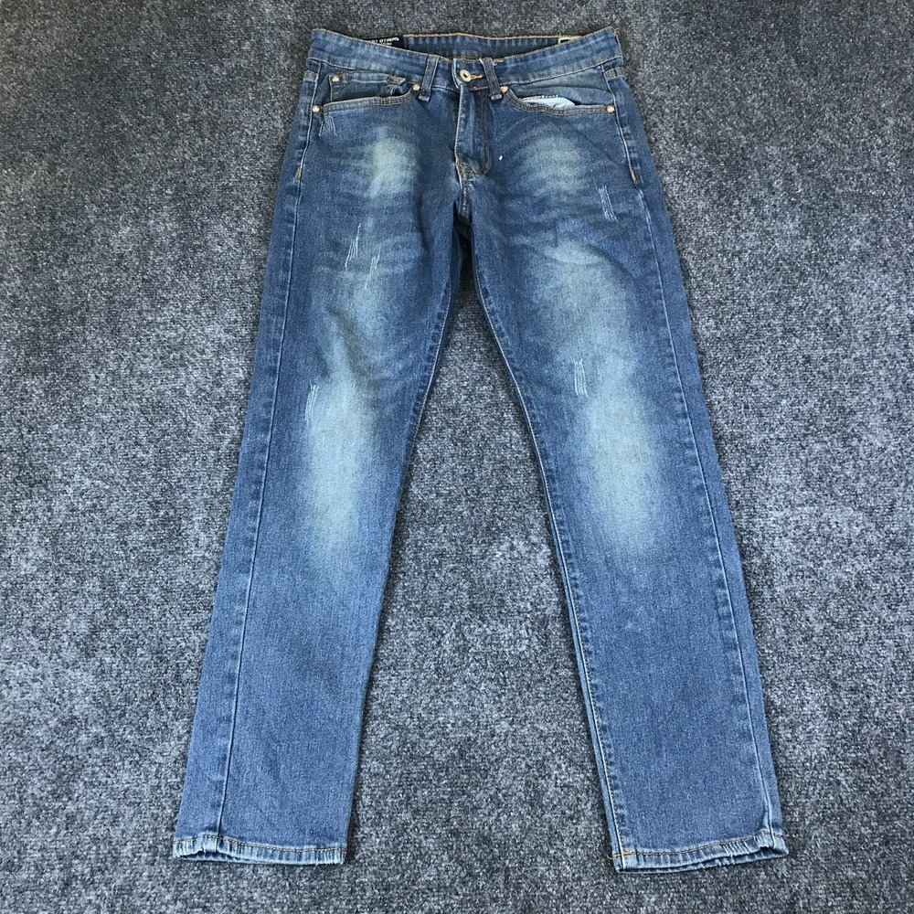 Amongst Others Jeans Men 27 Blue Good Slim Fit Straight Leg Denim Stretch Blue